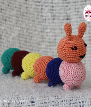 Crawly The Caterpillar_ Peach
