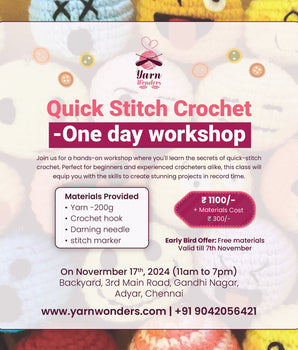 One day Crochet Workshop @Adyar