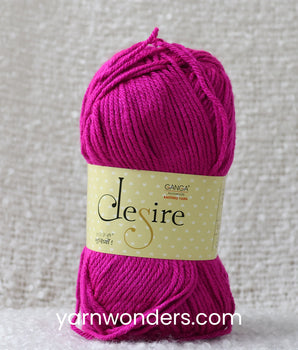 Acrylic Yarn by Ganga _ Acrylic Desire_ 4 ply _ DSR018