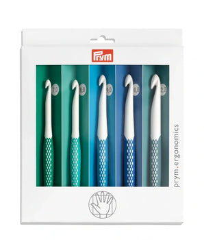 Crochet Hooks For wool Ergonomics set_ prym _ 7mm - 12mm