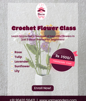 Crochet Flower class_ November