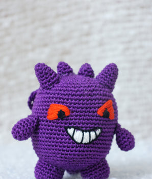 Gengar Crochet Pattern