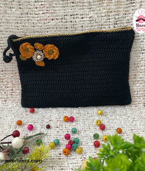 Makeup Pouch - Crochet Pouch - Handmade