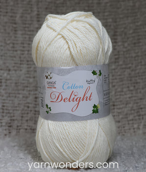 Cotton Yarn by Ganga - Cotton delight - 4 ply - CODNatural