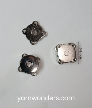 Silver MAGNETIC BUTTONS _ No 14