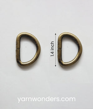 D-ring Bronze Metal _ No 21
