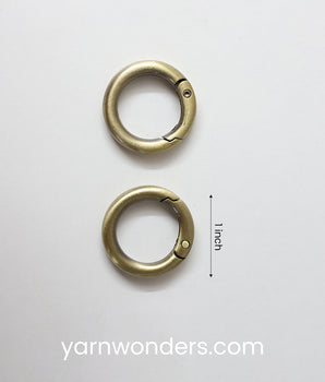 Key Ring Bronze Metal _ KRG_ No 8