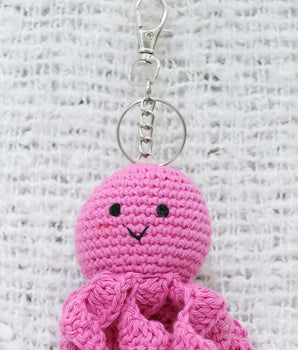 Octopus keychain