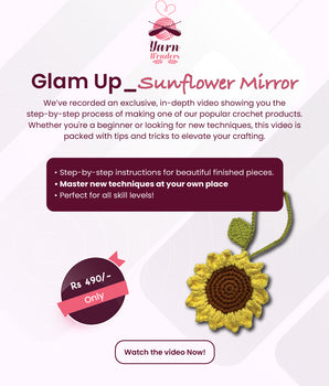 Glam Up - Sunflower Mirror  _ Pre Recorded Course