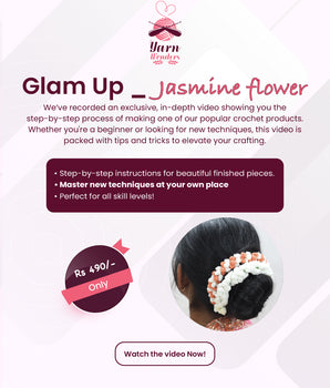 Glam Up - Jasmine flower  _ Pre Recorded Course