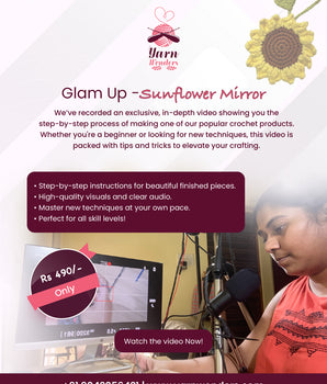 Glam Up - Sunflower Mirror  _ Pre Recorded Course