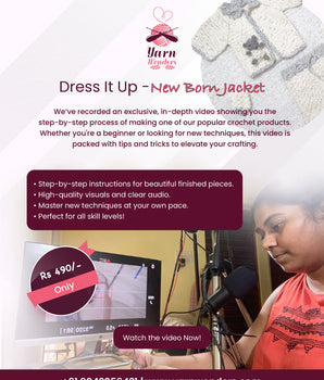 Dress It Up - New born Jacket  _ Pre Recorded Course