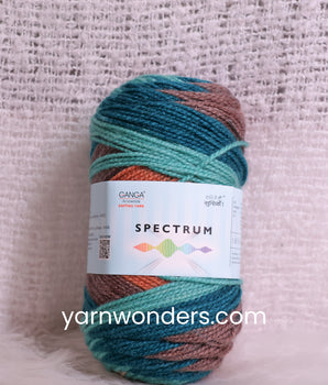 Acrowools Spectrum Yarn -100% Acrylic Supersoft Knitting Wool Ball_ SPT001
