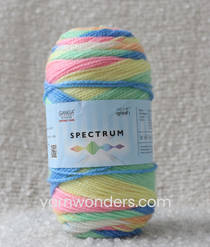 Acrowools Spectrum Yarn -100% Acrylic Supersoft Knitting Wool Ball_ SPT003