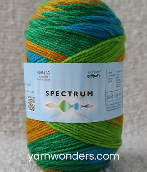 Acrowools Spectrum Yarn -100% Acrylic Supersoft Knitting Wool Ball_ SPT006
