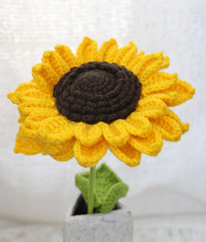 Realistic Sunflower _ Crochet Flower