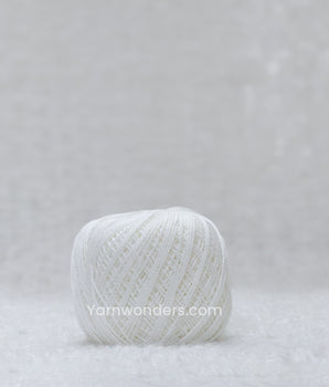 Anchor Yarn_ Mercerised Crochet or Knitting yarn_ Art.4057_ White