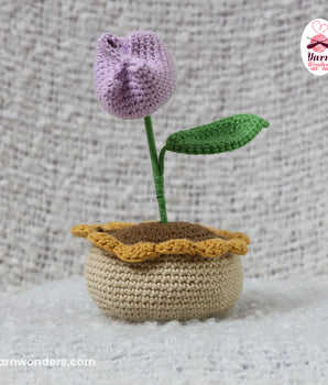 Flower pot_ lavender