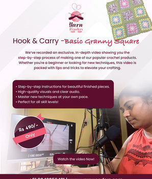 Hook & Carry - Basic Granny square _ Pre Recorded Course